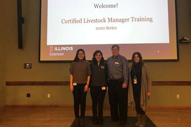 CLMT staff receiving award.